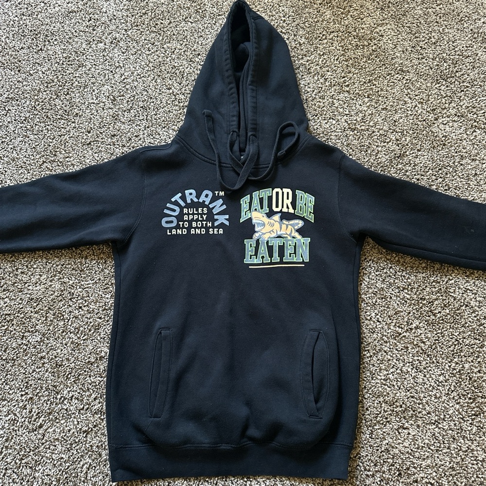 Black OUTRANK Hoodie